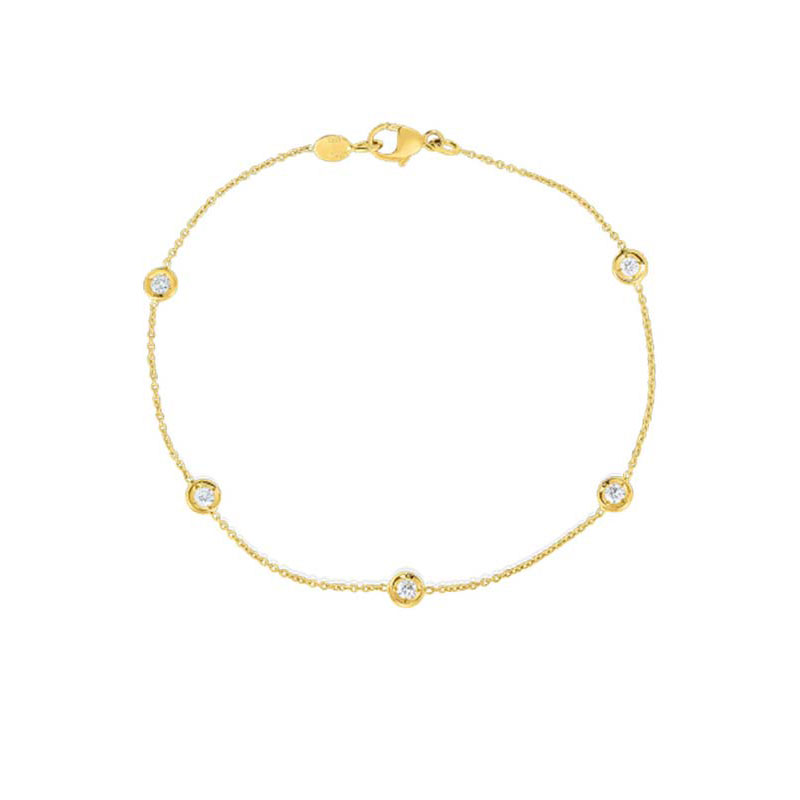 18K Yellow Gold Diamonds By the Inch 7