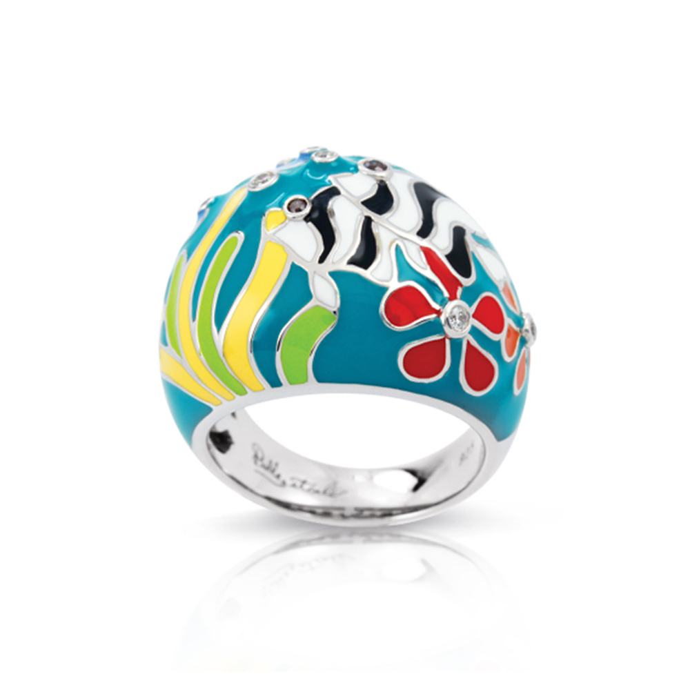 Angelfish Teal Ring