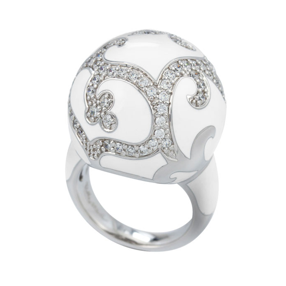Royale Ball White Ring
