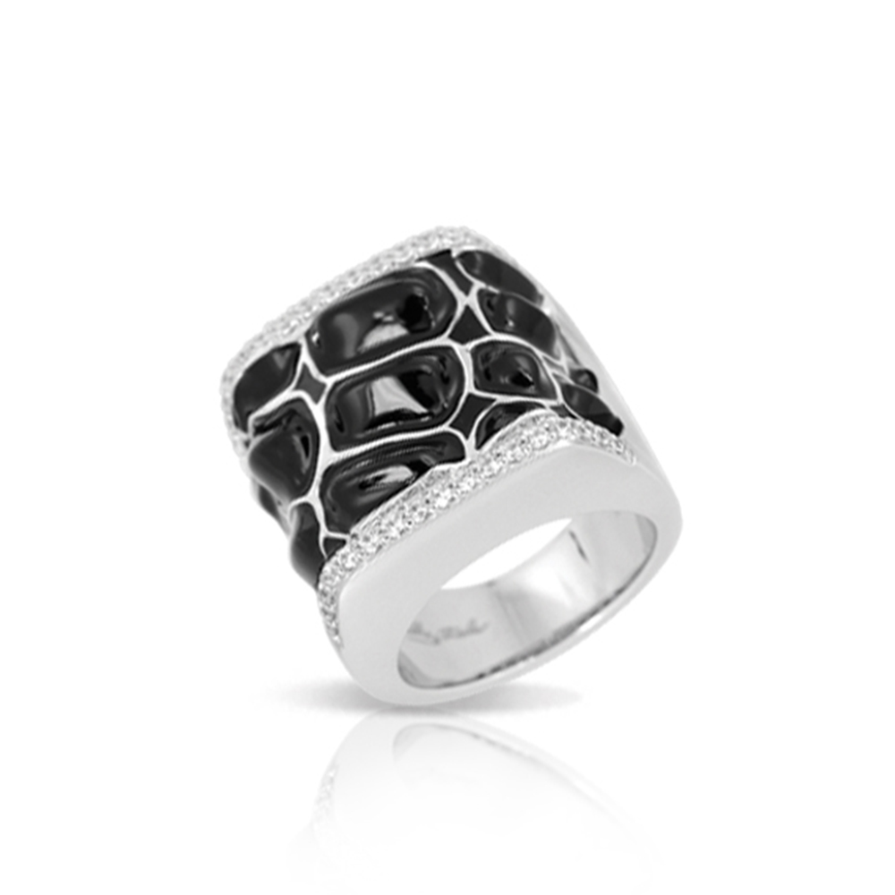 Coccodrillo Black Ring