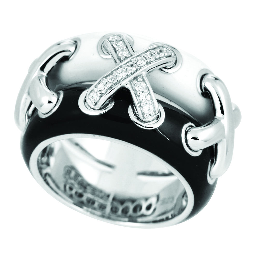 Maille Black Ring
