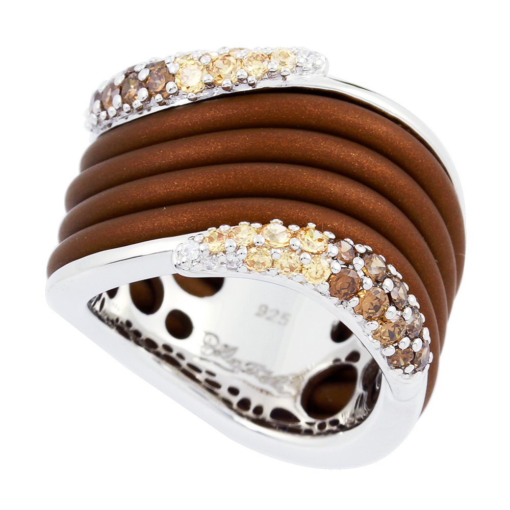 Wave Brown Ring
