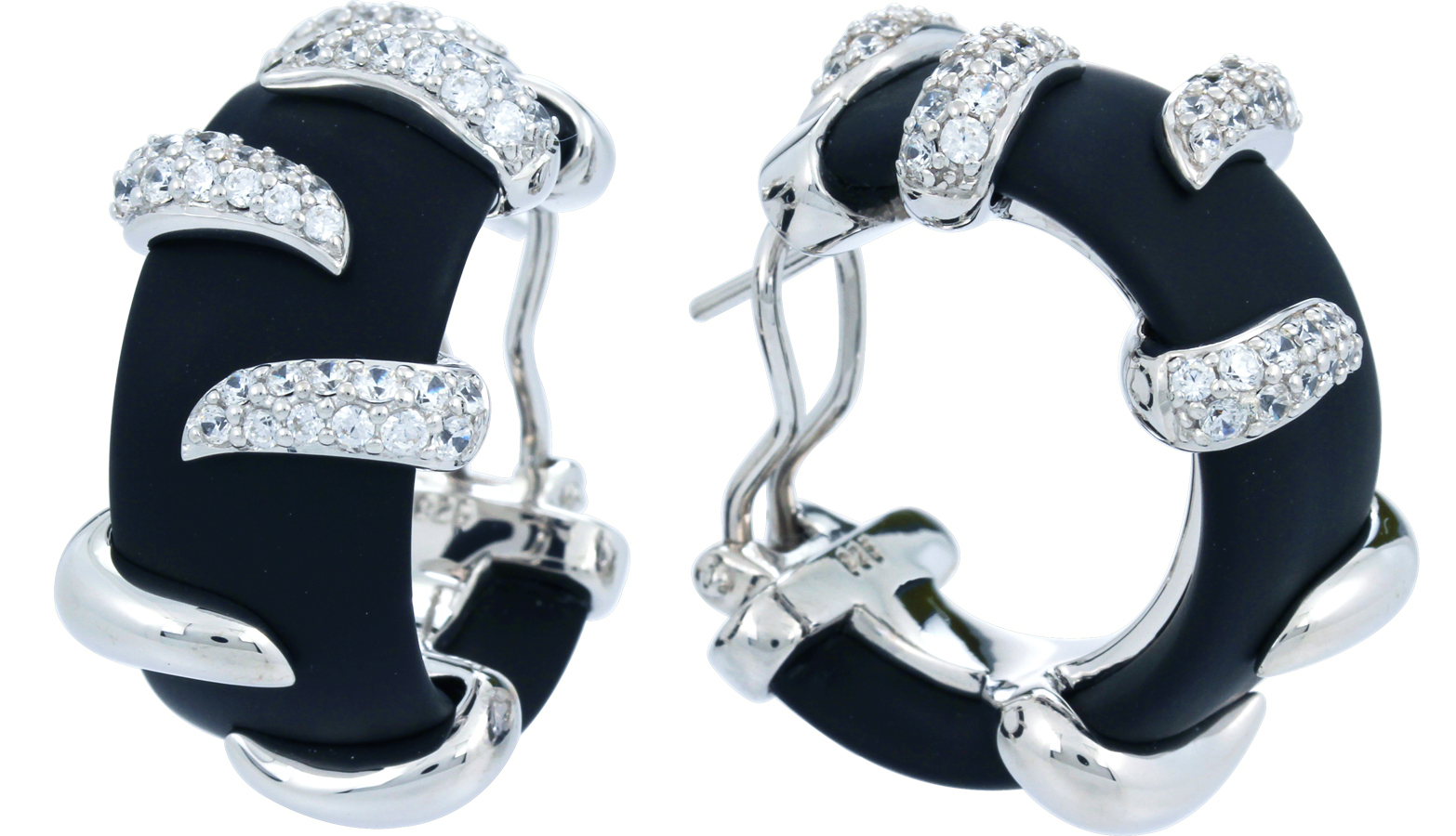 Fuego Black Earrings