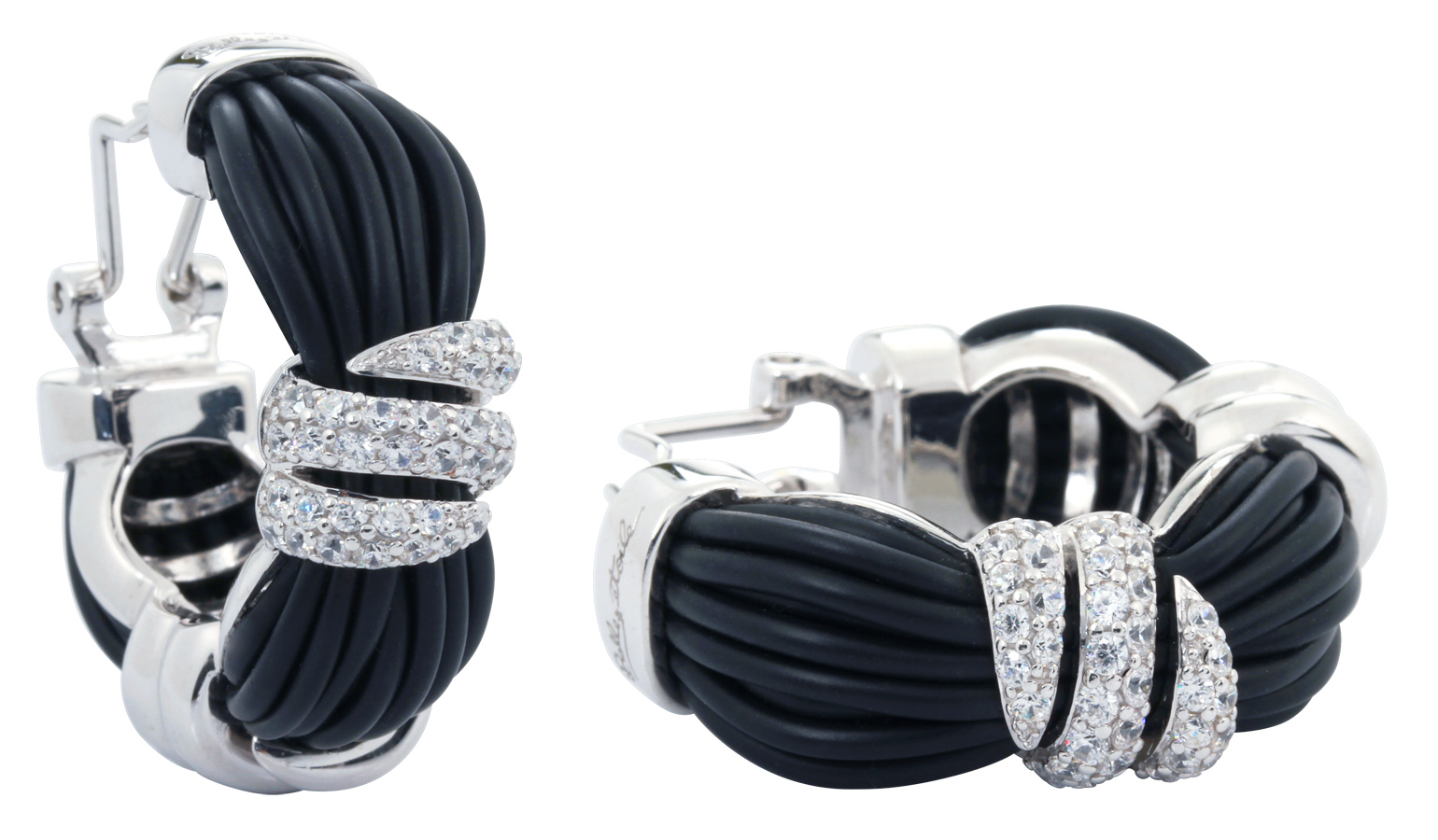 Forza Black Earrings