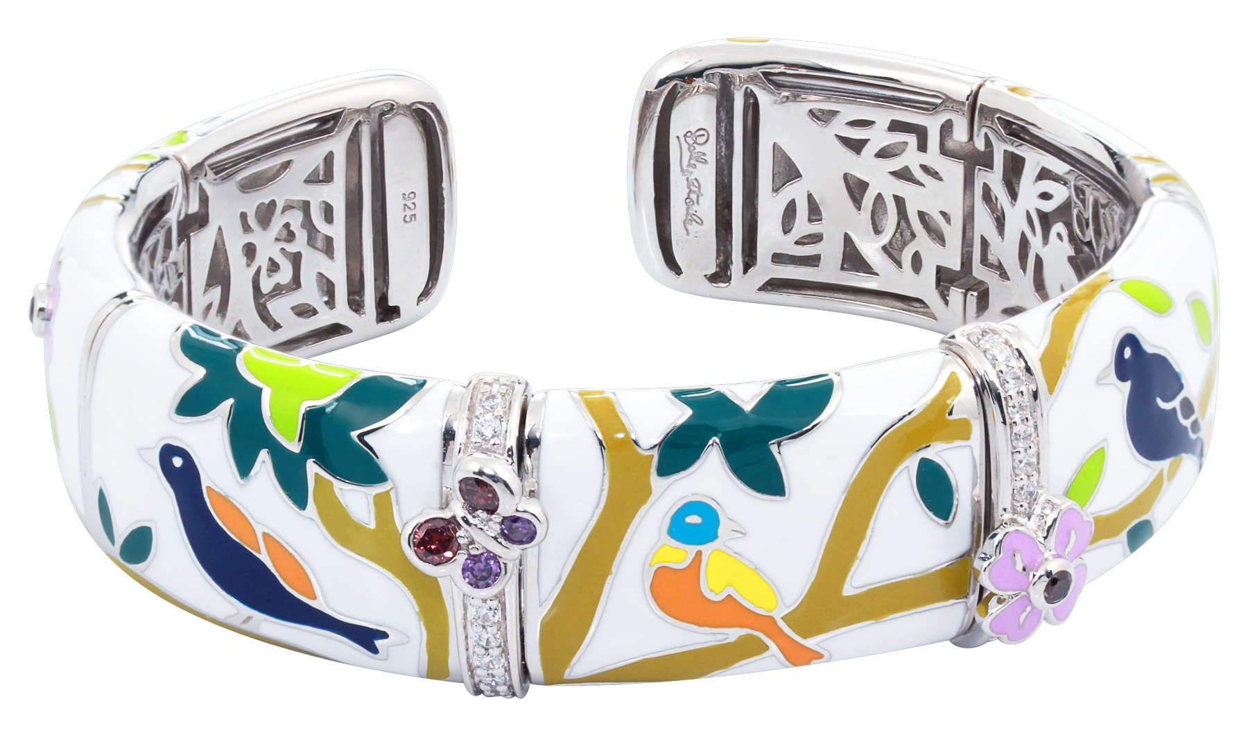 Songbird White Bangle