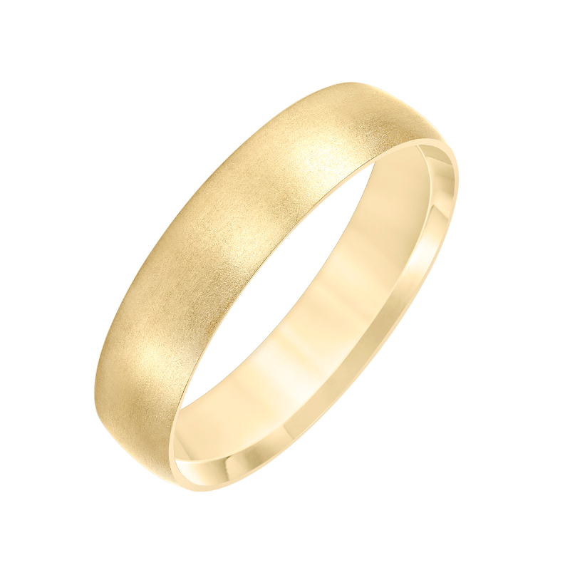 Low Dome Edge To Edge Carved Wedding Band