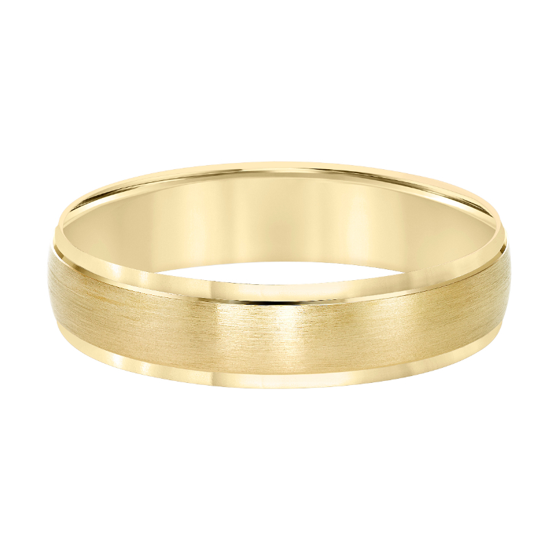 Low Dome Edge To Edge Carved Wedding Band