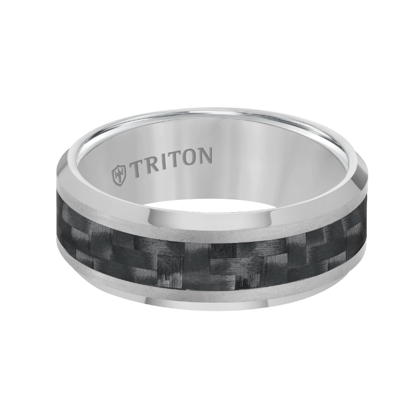 Tungsten Carbide Bevel Edge Comfort Fit Band