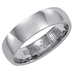 Tungsten Carbide 6mm Comfort Fit Allliance Wedding Band Size 10