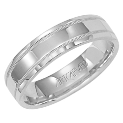 14k White Gold 5.5mm Perfection High Polish Wedding Band