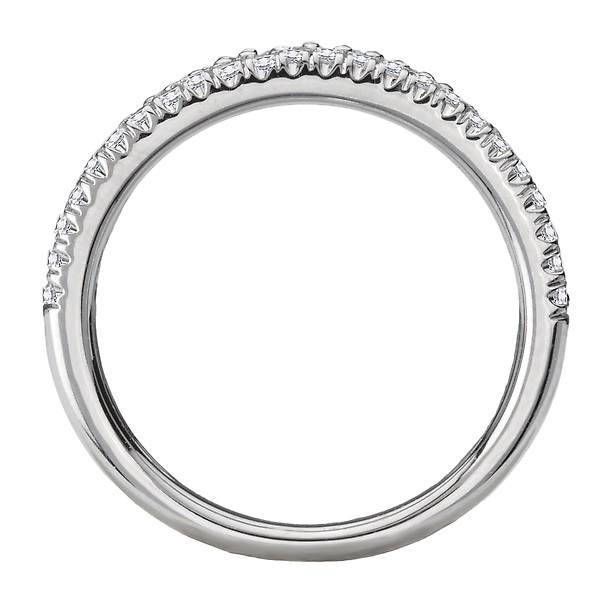 Four Row Diamond Fashion Ring