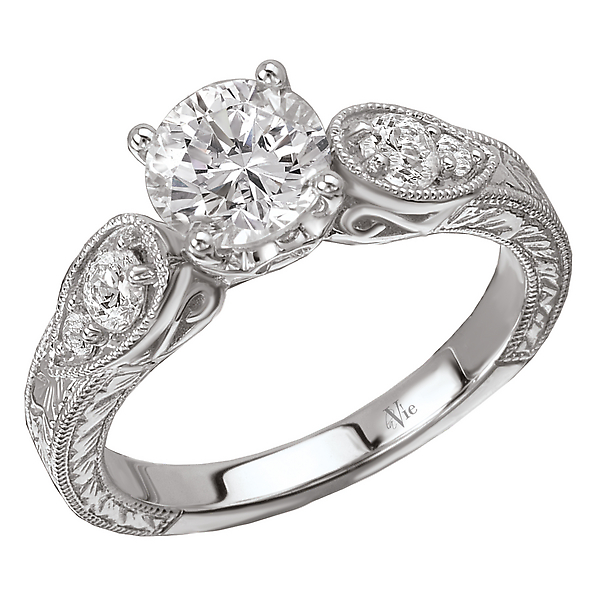 Vintage Semi-Mount Diamond Ring