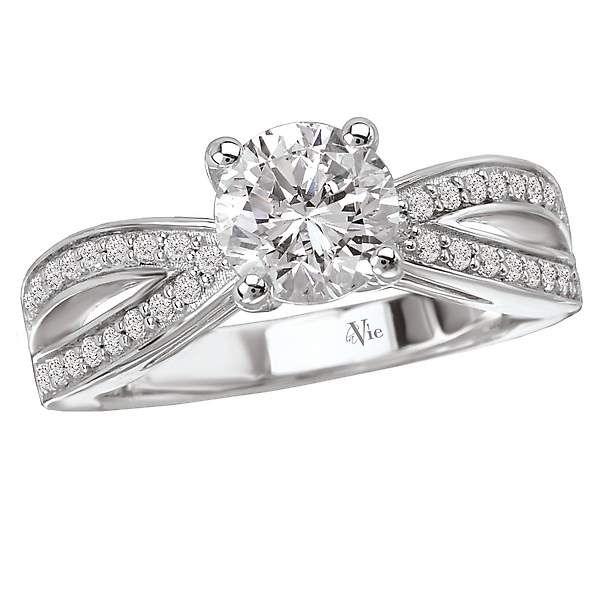 Split Shank Semi-Mount Ring