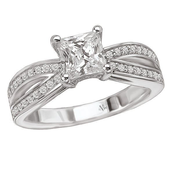 Split Shank Semi-Mount Ring