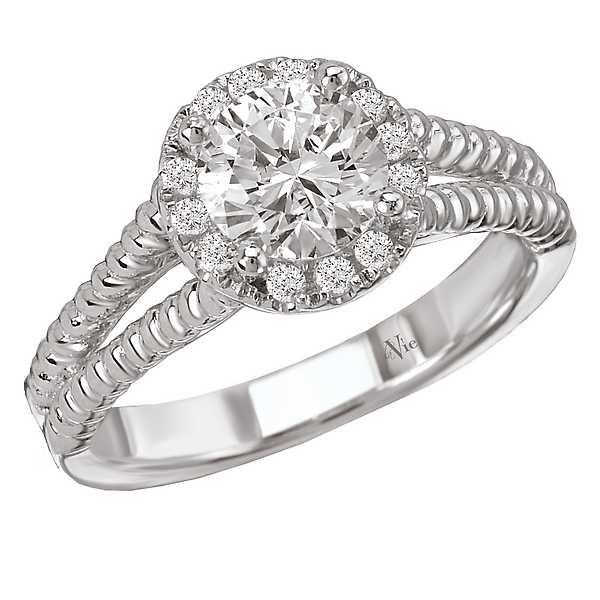 Split Shank Semi-Mount Diamond Ring