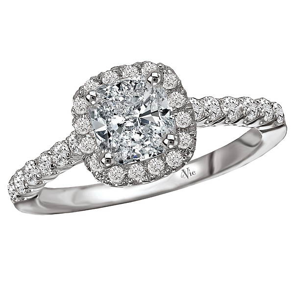 Halo Semi Mount Diamond RIng