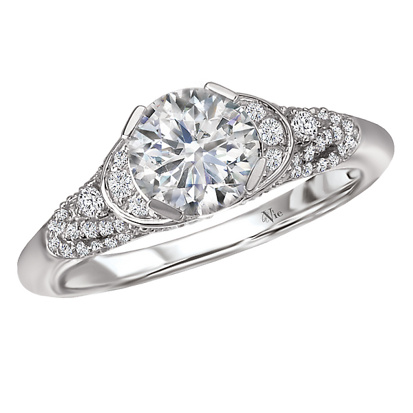 Vintage Semi-Mount Diamond Ring
