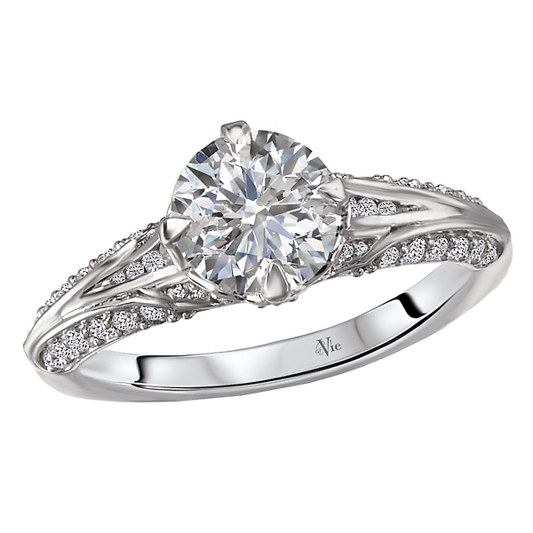 Vintage Semi-Mount Diamond Ring