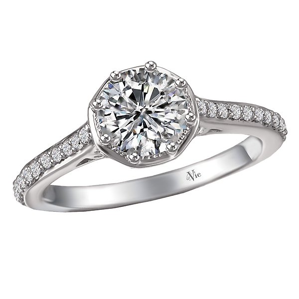 Vintage Semi-Mount Diamond Ring