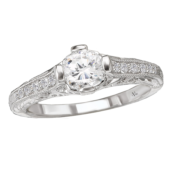 Vintage Semi-Mount Diamond Ring