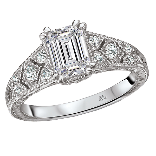 Vintage Semi-Mount Diamond Ring