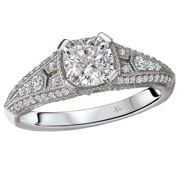 Vintage Semi-Mount Diamond Ring