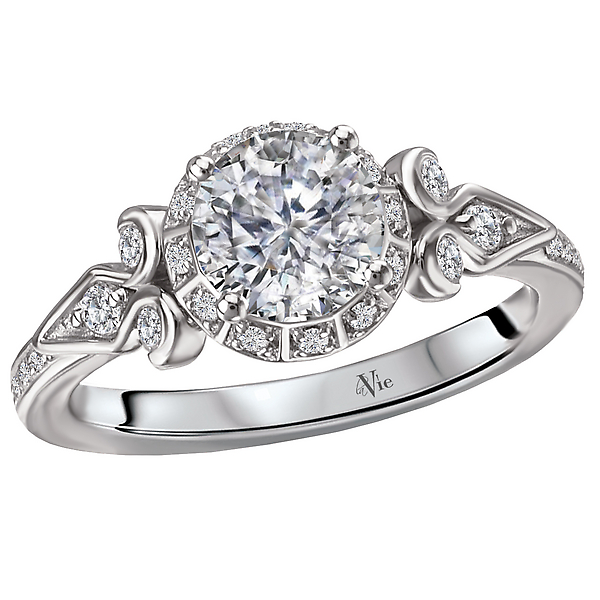Vintage Semi-Mount Diamond Ring