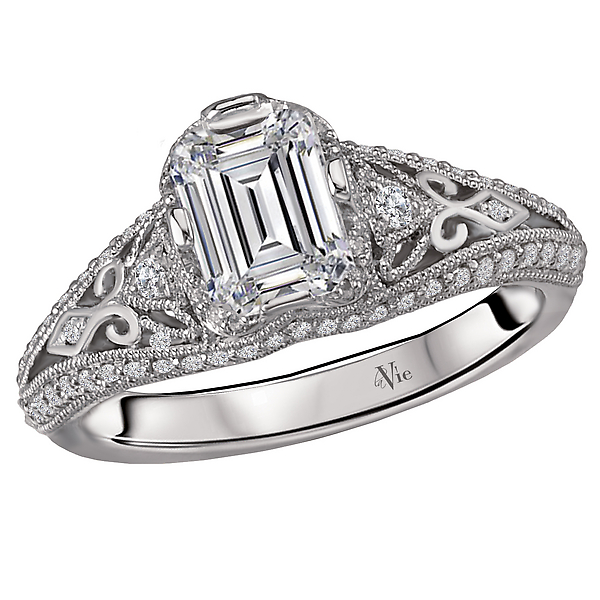 Vintage Semi-Mount Diamond Ring
