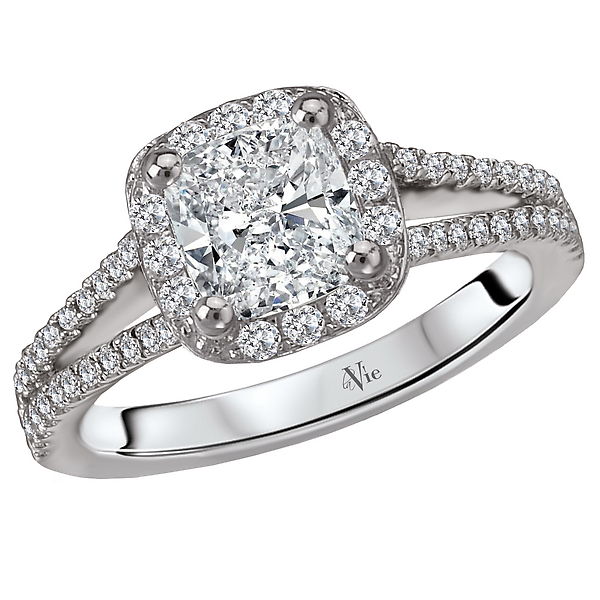 Split Shank Semi-Mount Diamond Ring