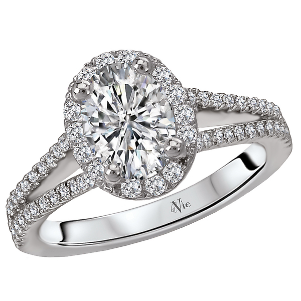 Split Shank Semi-Mount Diamond Ring