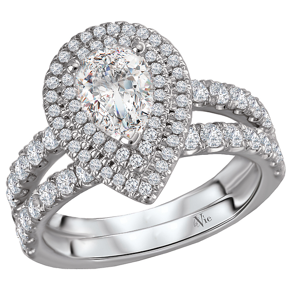 Split Shank Semi-Mount Diamond Ring