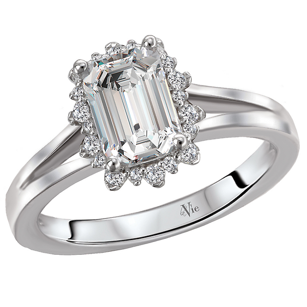 Split Shank Semi-Mount Diamond Ring
