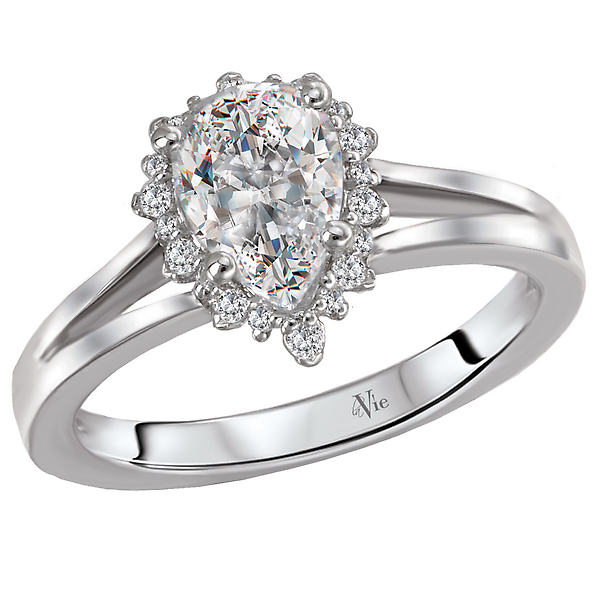Split Shank Semi-Mount Diamond Ring