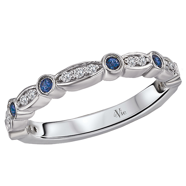 Sapphire and Diamond Band