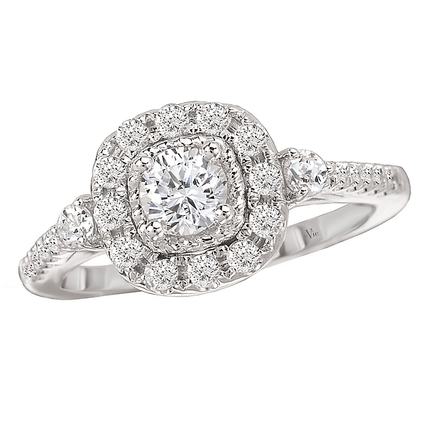 Halo Diamond Ring