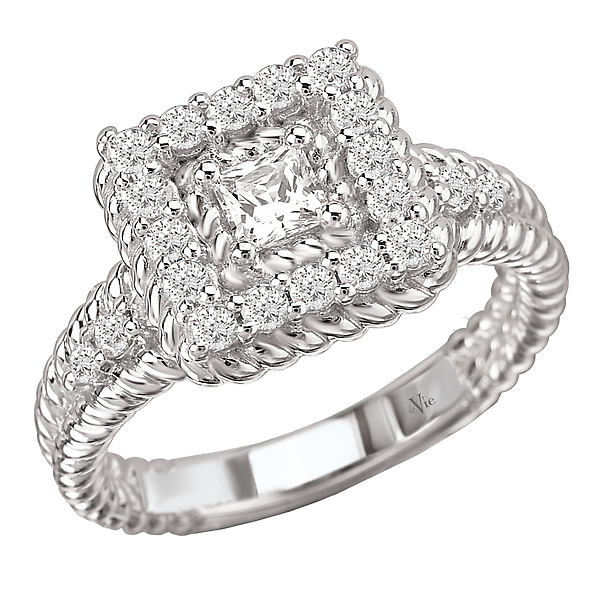 Halo Diamond Ring