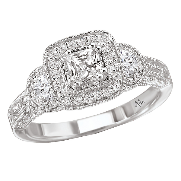 Halo Diamond Ring