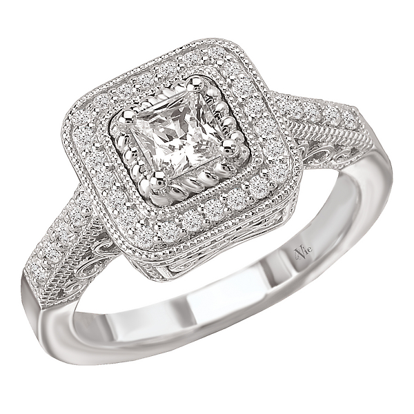 Halo Diamond Ring