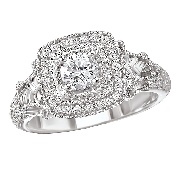 Halo Diamond Ring