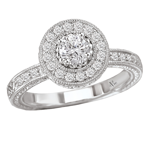 Halo Diamond Ring