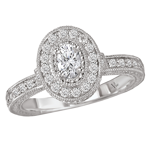 Halo Diamond Ring