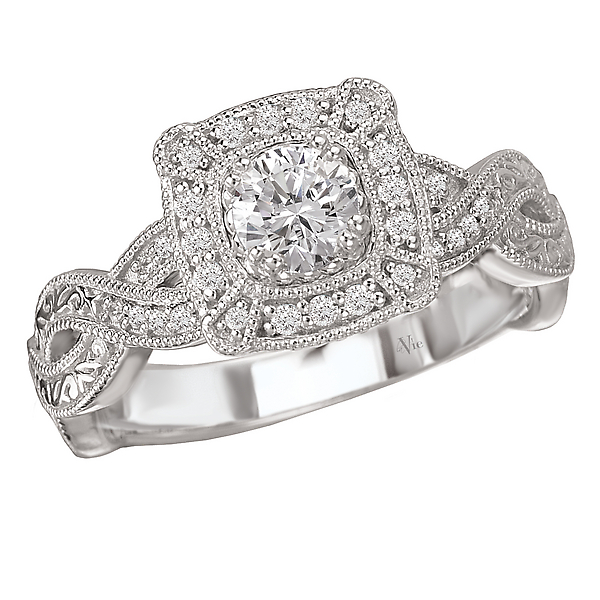 Halo Diamond Ring