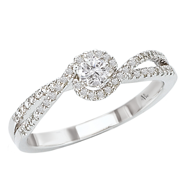 Split Shank Diamond Ring