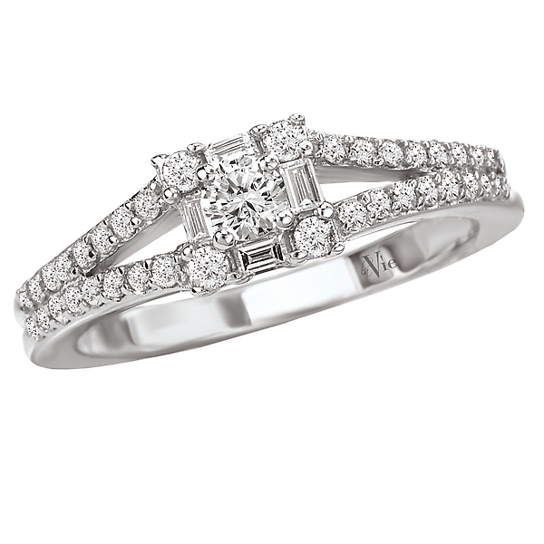 Halo Diamond Ring
