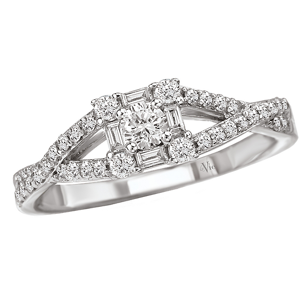 Halo Diamond Ring