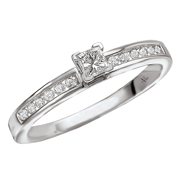 Solitaire Semi-Mount Diamond Ring