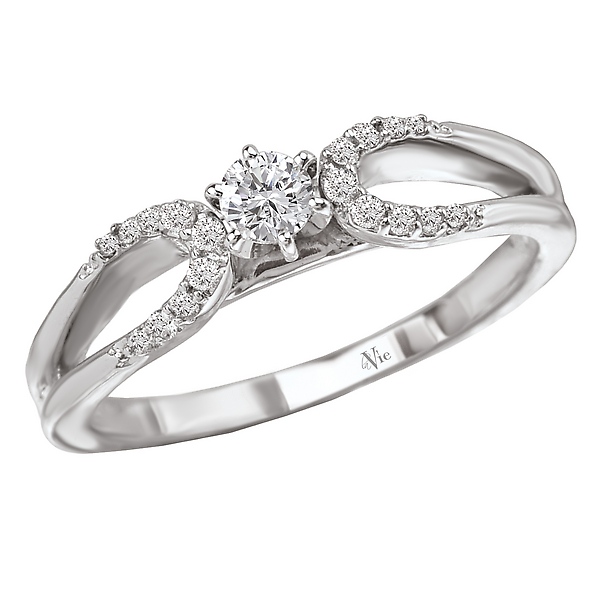 Split Shank  Diamond Ring