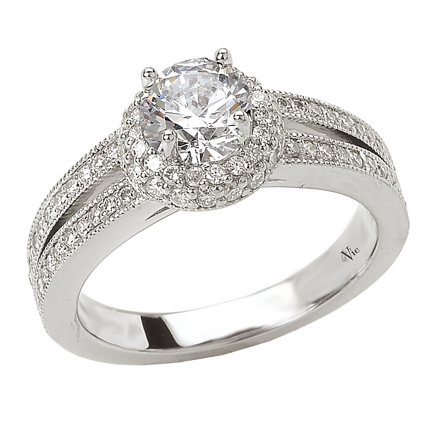 Split Shank Diamond Ring
