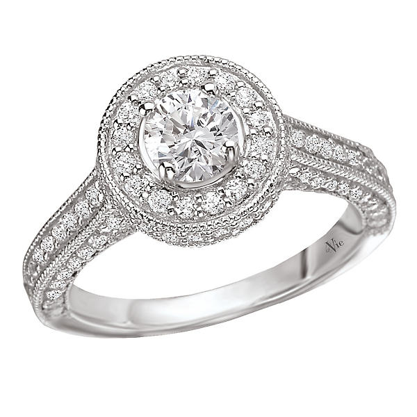 Halo Diamond Ring