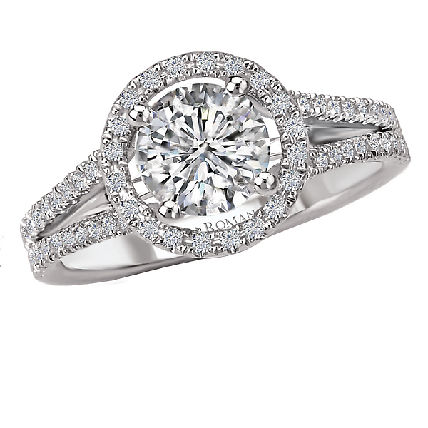 Split Shank Semi-Mount Diamond Ring